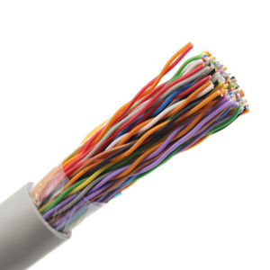 jelly filled HYV HYA HSYV twisted Communication armoured Multi pair Telephone Cable color code Cat3 Indoor Phone Cable