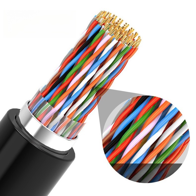 multi pairs telephone cable turkey  30 75 200 250 pairs 100 pair 0.4mm copper telephone cable color code communication cable