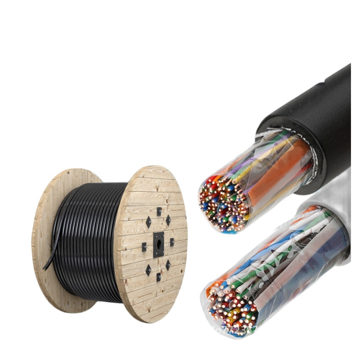 150 pair 300 pairs 100 pair cat3 armored aerial underground jelly field telephone cable drop wire cable de telephone line cable