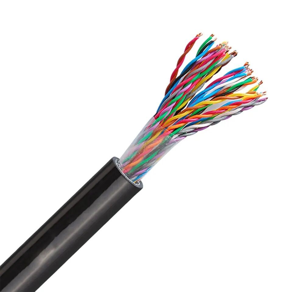 High Quality cat3 UTP 26AWG large logarithm 100 pair telephone cable Communication Cables hsyv cable telephone