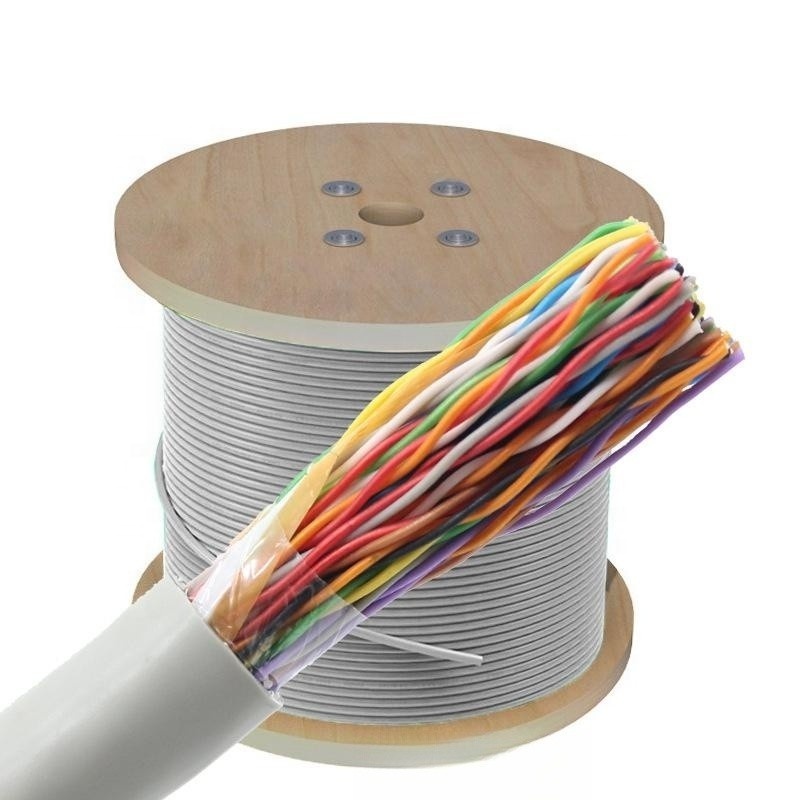 high quality Multipair HYA HSYV 10 12 16 20 25 30 40 50 100 200 Pair copper indoor telephone communication cable utp cat3 cable