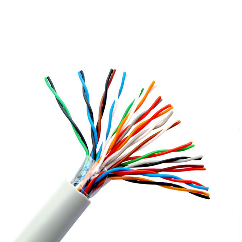 Telecommunication Wires 0.4mm Bare Copper Indoor multipair 0.5mm Cat3 Telephone Cables Communication cables 25 pair cat3 cable