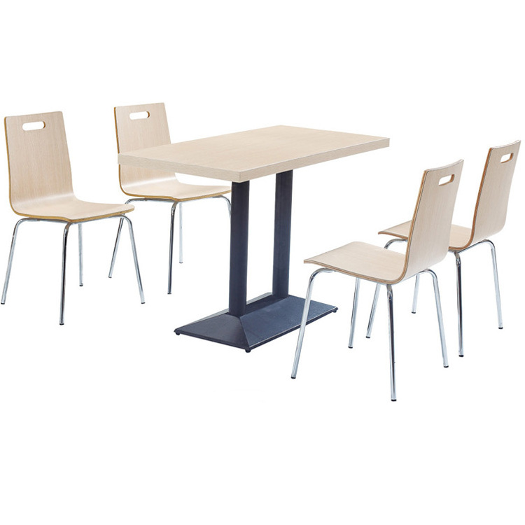 Hot sale manufacturer fast food restaurant furniture for Mcdonald's KFC table chair