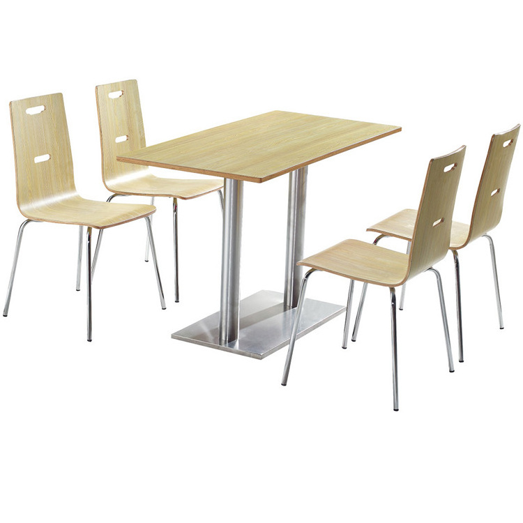 Hot sale manufacturer fast food restaurant furniture for Mcdonald's KFC table chair