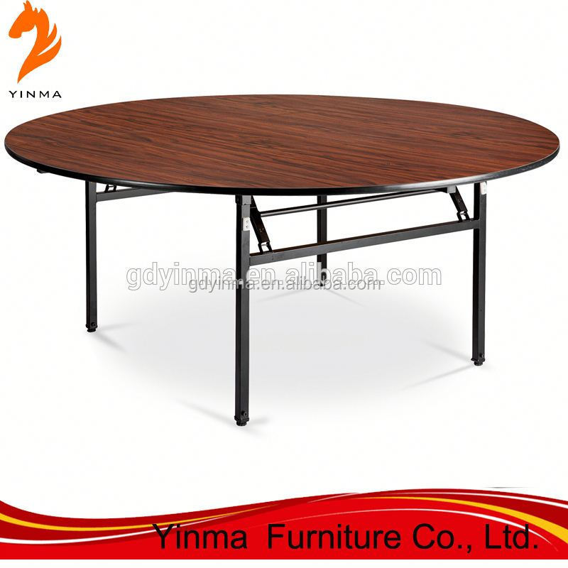 2020 Foshan wholesale cheap used banquet tables round folding for hotel