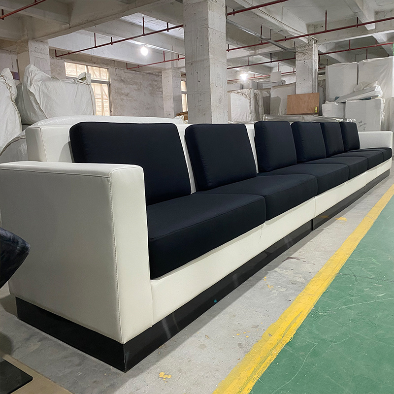 Five Star Marriott Hotel Snow Fabric Round Sectional Hotel Sofa For Hotel Project