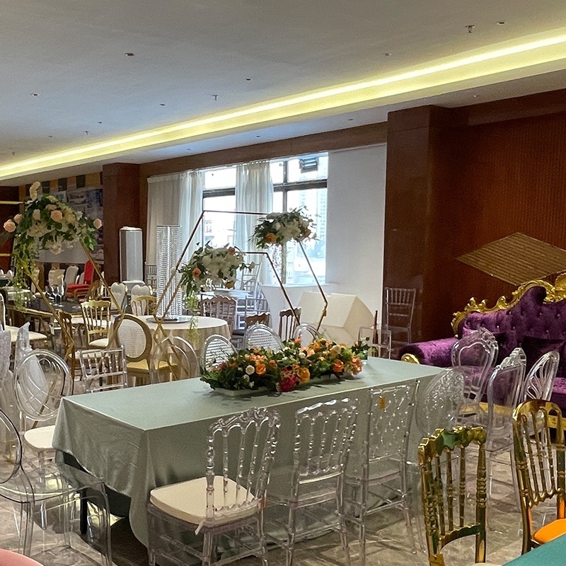 Wholesale transparent  resin napoleon Chiavari Chairs wedding chair chavari party  tiffany  chivari chairs clear acrylic hotel