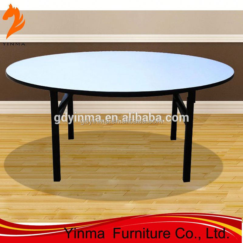 2020 Foshan wholesale cheap used banquet tables round folding for hotel