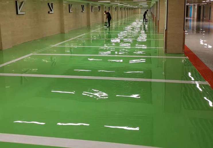 Self Leveling Floor Paint Clear Epoxy Resin Texture Epoxy Curing Agent Liquid Coating For Bathroom Floor Customized