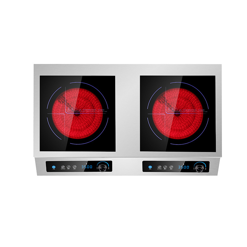 Manufacturer wholesale high quality double burner induction cooker electric ceramic stove 3500W household induction cooktop