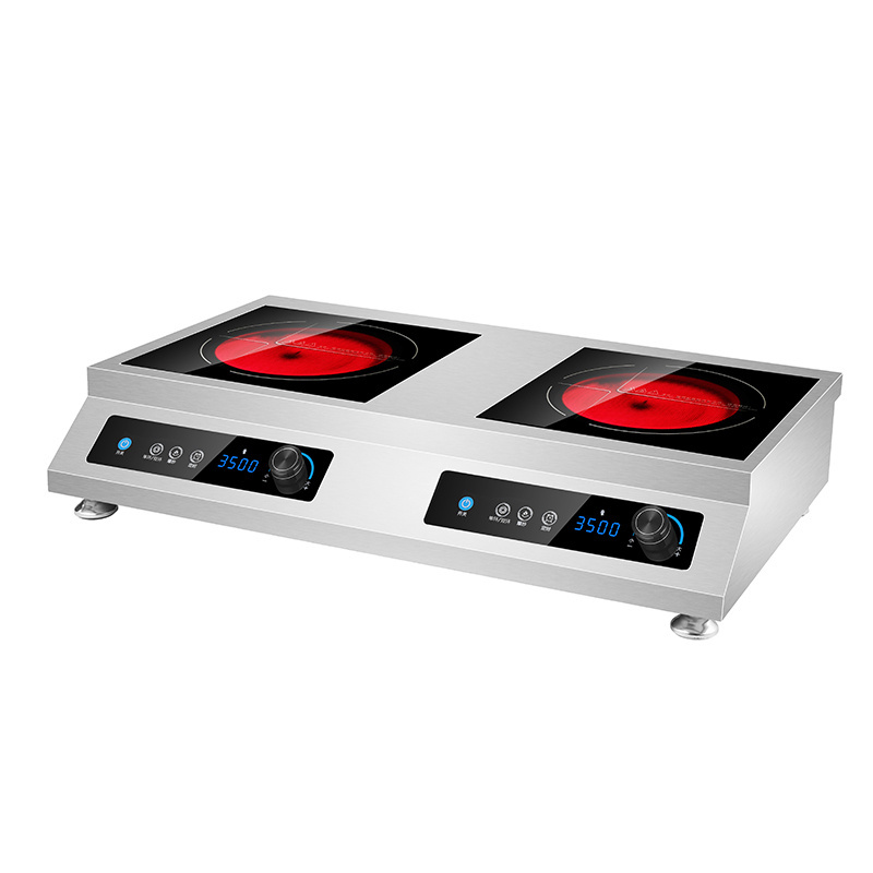 Manufacturer wholesale high quality double burner induction cooker electric ceramic stove 3500W household induction cooktop