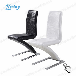 Modern Promotional Black Leather Back Infinity Z shape Office Chair