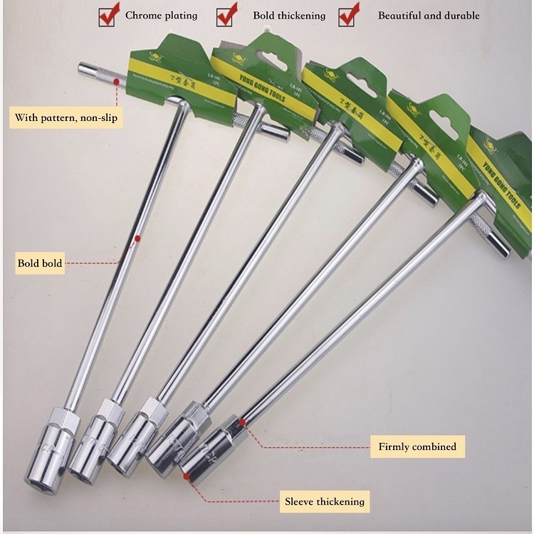 T-wrench sliding T-handle box spanner Hexagon nut socket wrench