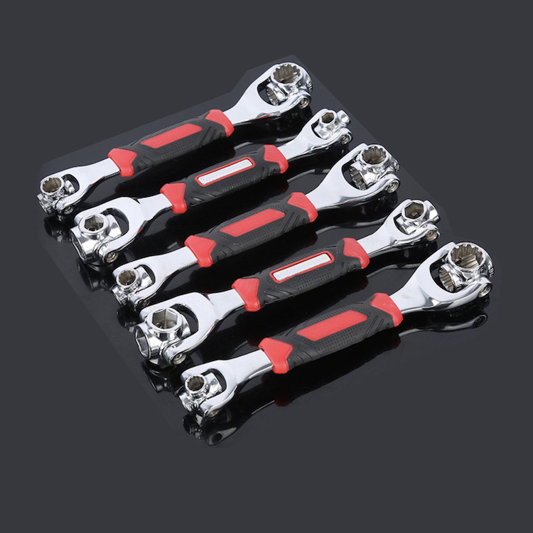 High grade box spanner 48-1 multifunctional sockets wrench 360 degree rotary socket wrench