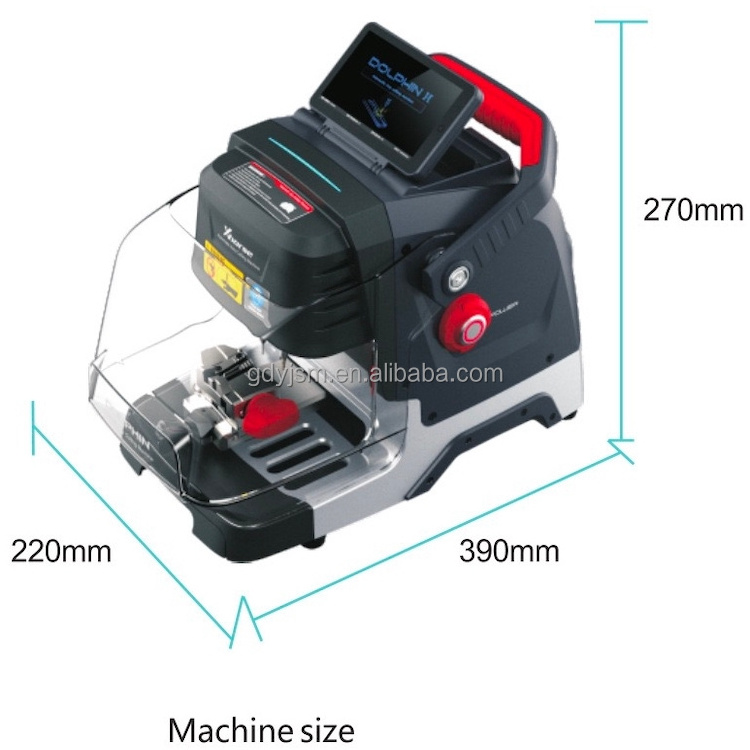 With Screen Original Xhorse Dolphin II XP-005L XP005L Key Cutting Machine for All Key Lost