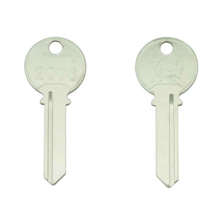 Customized UL050 Universal Brass Material Colour Plastic Head key Blank Door Keys