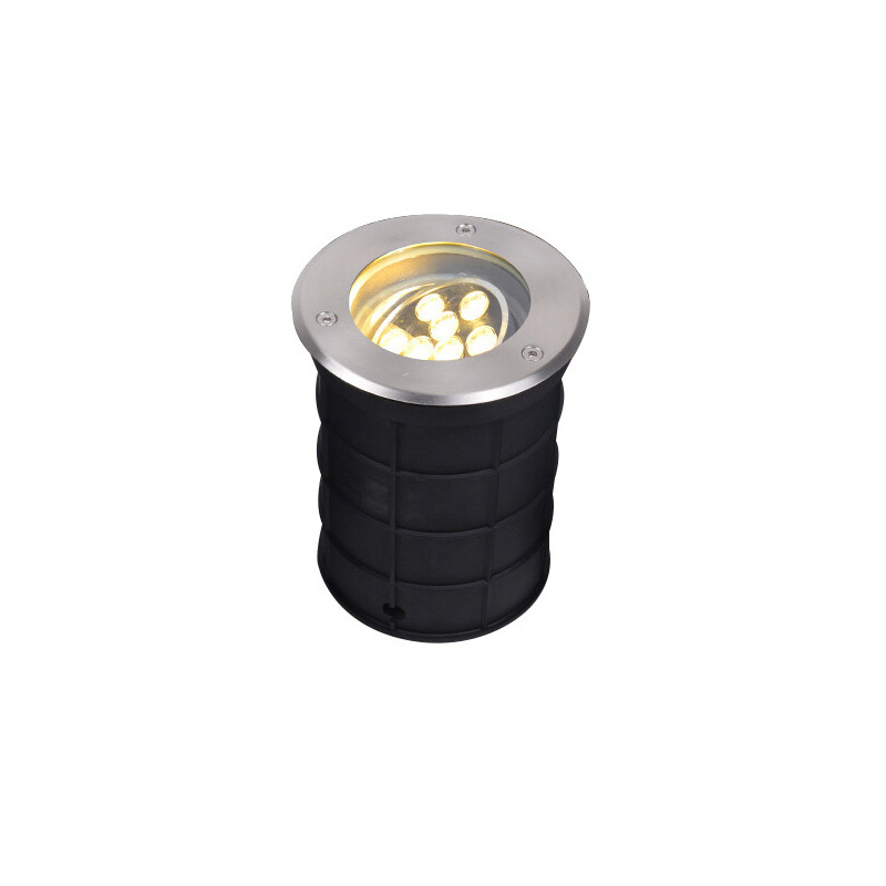 Wholesale Waterproof IP66 DV24 Outdoor LED Buried Lamp RGB Floor Recessed Underground Light Fitting Garden Inground Light