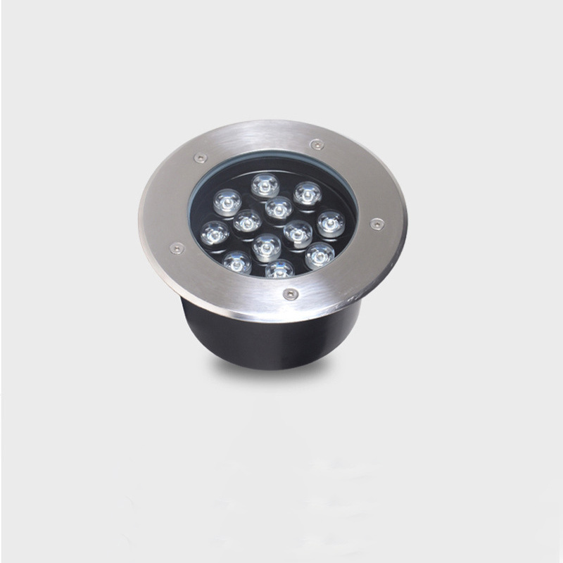 Wholesale Waterproof IP66 DV24 Outdoor LED Buried Lamp RGB Floor Recessed Underground Light Fitting Garden Inground Light