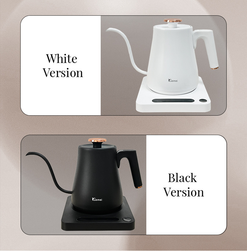 2024 New arrival variable temperature electric kettle Good design electric kettle gooseneck kettle with intelligent thermostatic