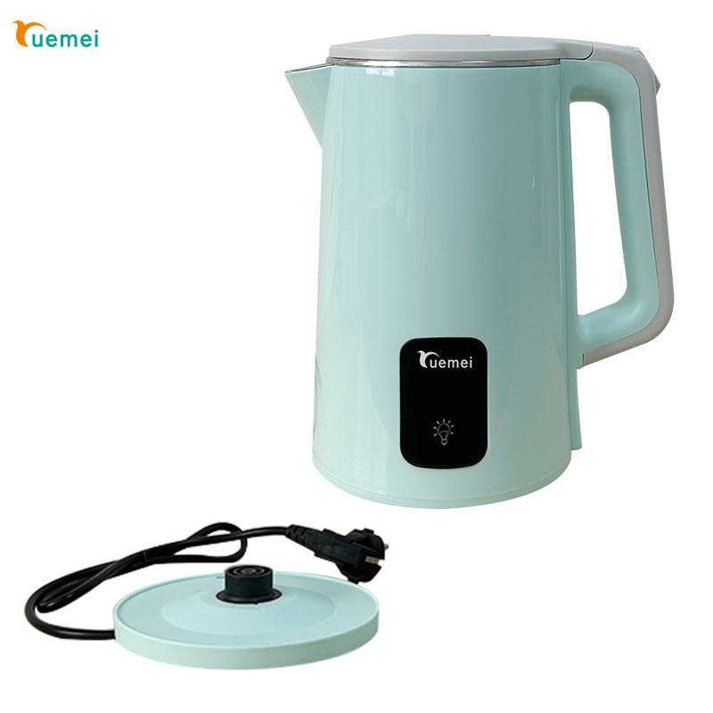 Guangzhou electric kettle boil water quickly electric kettles blue 304SS stainless steel liner electric kettle travel