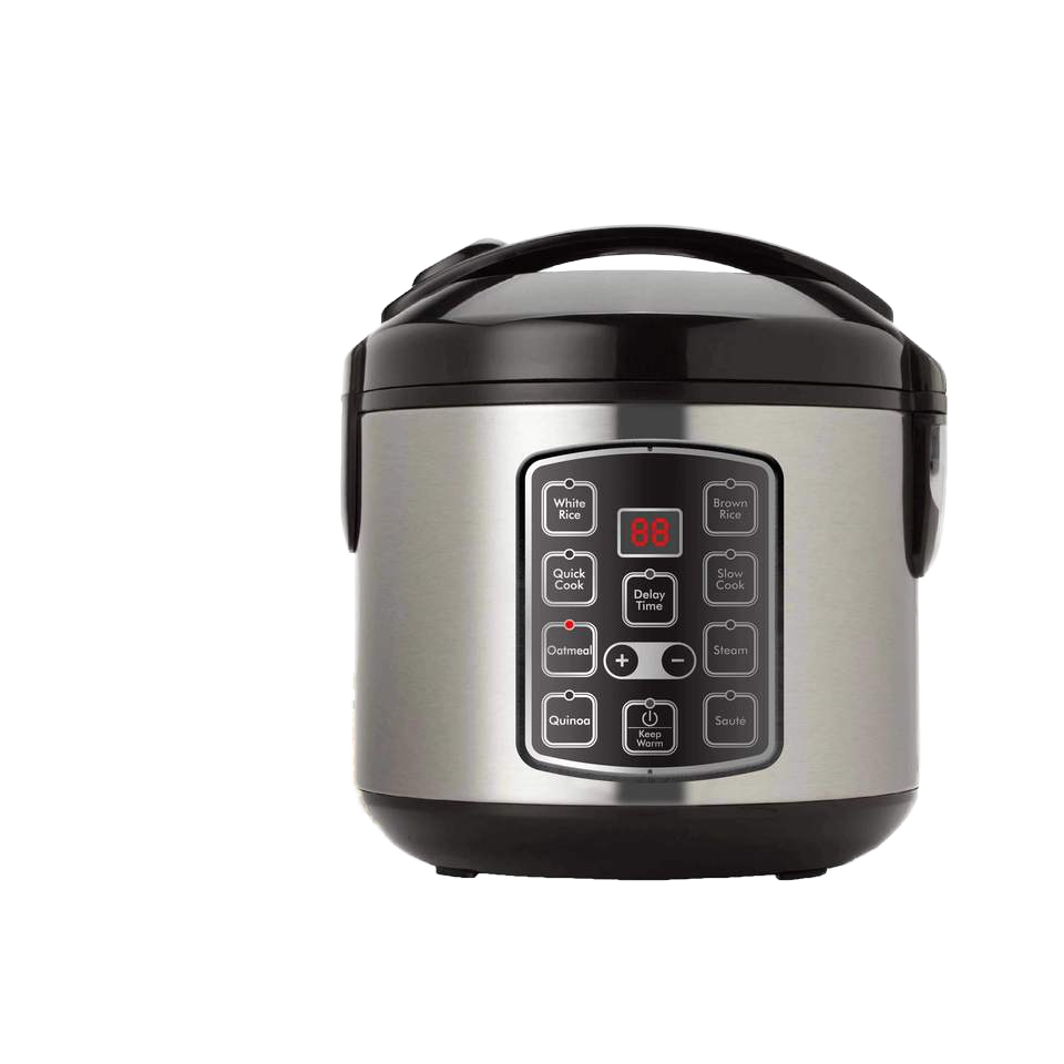 Portable Digital Rice Cooker for Smart Home High-Capacity Electric Steamer & Stewer for Outdoor & Hotel Use Cylinder Shape