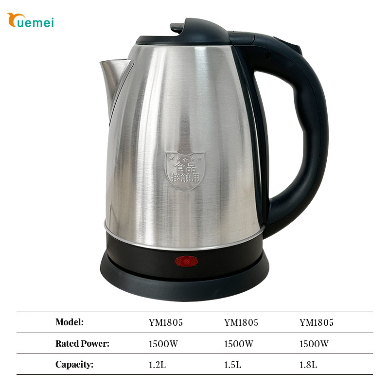 1.5 L popular stainless steel electric kettle for home professional boiling water kettle electric cordless electric kettle