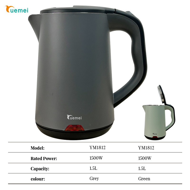 1.5L Electric Car Kettle with Thermometer Portable Stainless Steel Insulated Kettle Temperature Control Feature Tea Coffee 12V