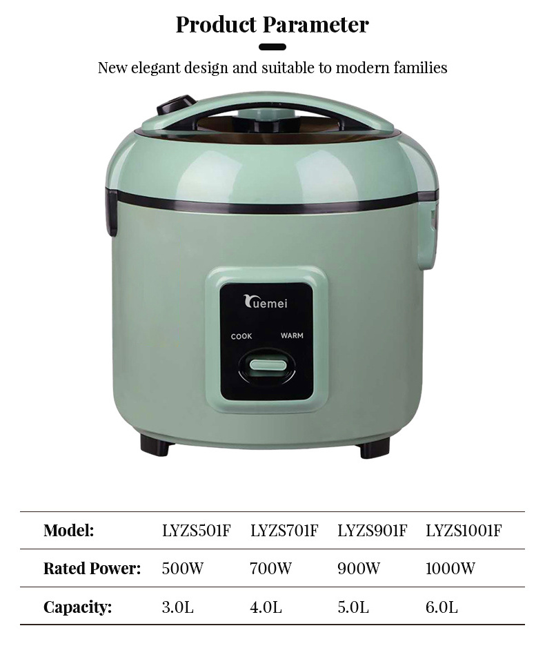 Customized OEM ODM health household less sugar rice cooker Automatic 10 liter cooker low sugar rice cooker with steamer