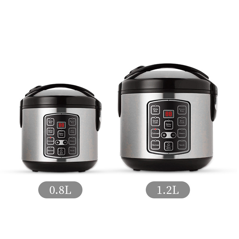 Portable Digital Rice Cooker for Smart Home High-Capacity Electric Steamer & Stewer for Outdoor & Hotel Use Cylinder Shape