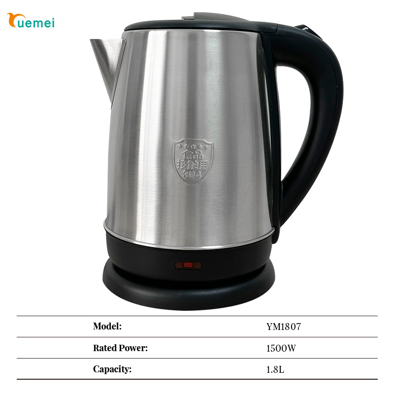 Manufacturer hotel electric kettle tray set for guest room electric kettle portable Stainless steel branded electric kettle