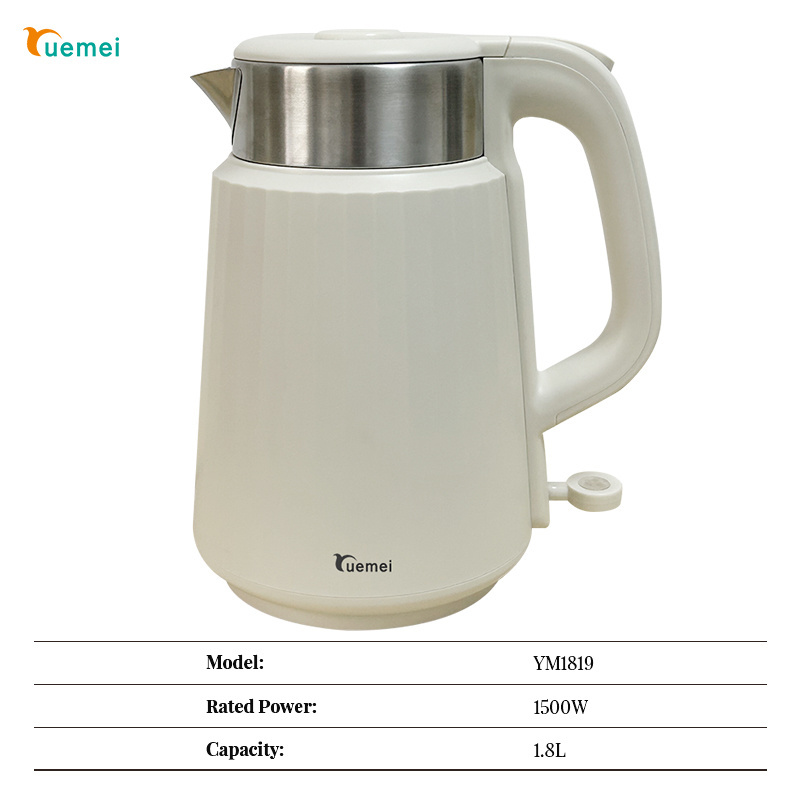 304 steel lid High power rapid boiling kettle 2024 New design smart kettle electric waterproof electric kettles for home hotel