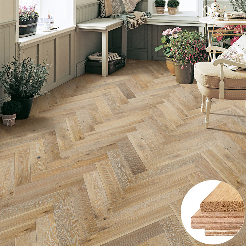 Italy design herringbone rustic oak flooring parquet bois massif prix oak engineered chevron floating flooring wood floor