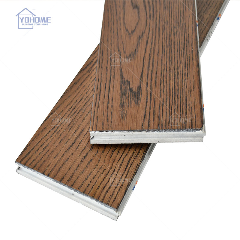 Foshan wooden tile building materials for sale oak texture floor solid wooden tiles for living room imitative wood ceramic tile