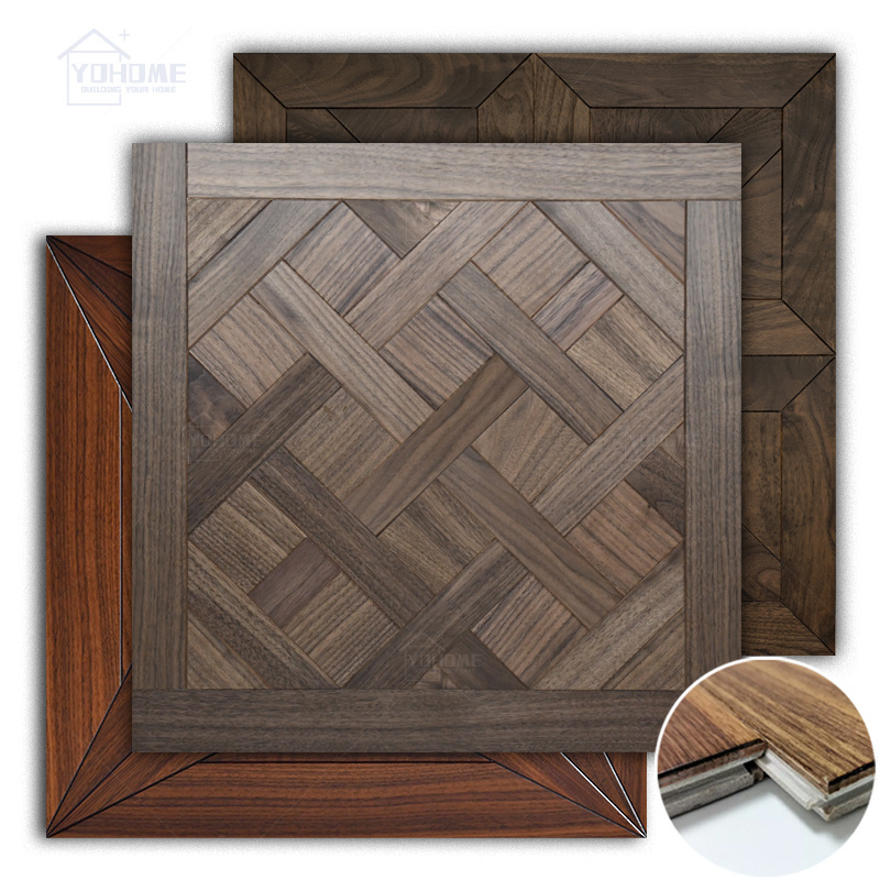 Italy high end medallion pattern for floor tile designs sale parquet wood tiles for living room ceramic wood look tiles