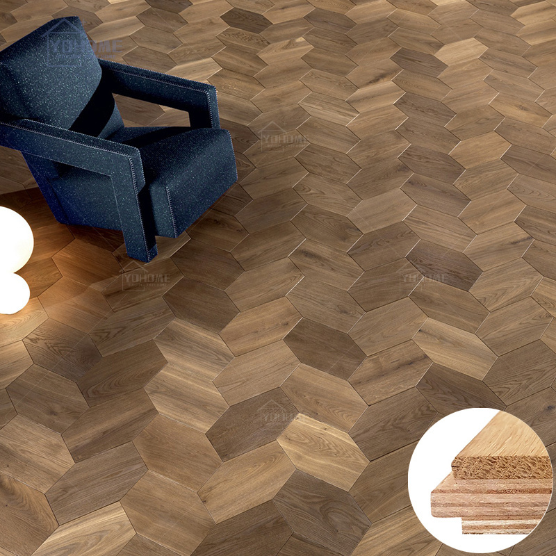 European wood floor for resort hotel indoor parquet chene brut solid oak parquet en bois massif real wood flooring