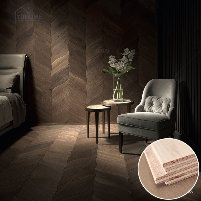 Australian 3d effect design parquet chene massif parquet engineered wood flooring hexagon pattern parquet wood flooring