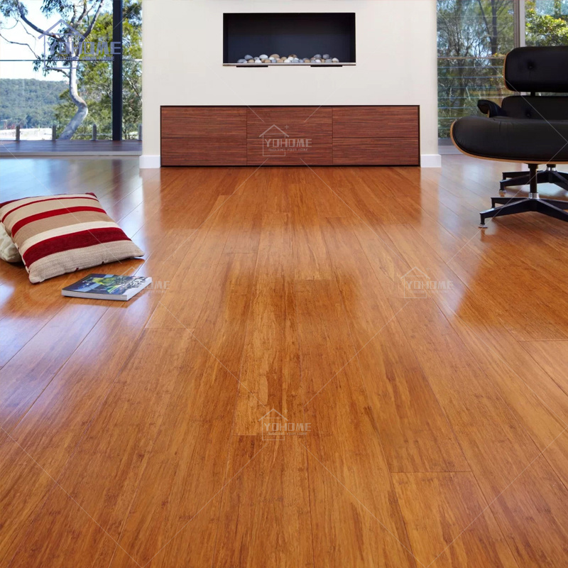 USA high gloss engineered cheap bamboo wood flooring indoor living room strand woven bamboo floor tiles solid bamboo flooring