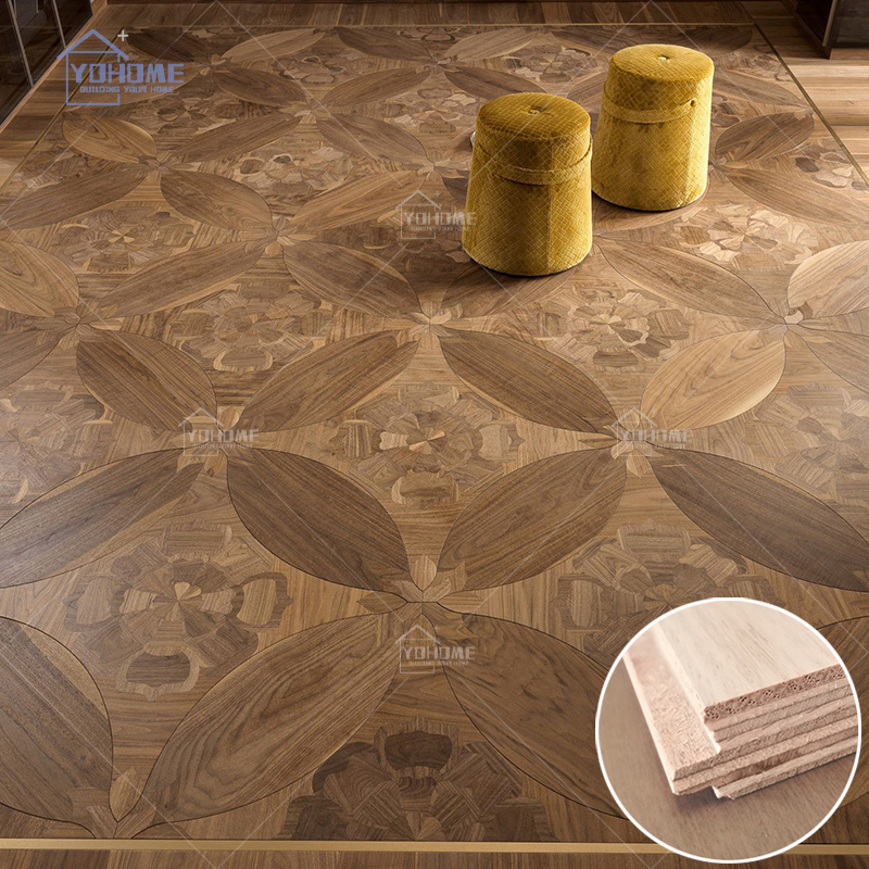 Australian 3d effect design parquet chene massif parquet engineered wood flooring hexagon pattern parquet wood flooring