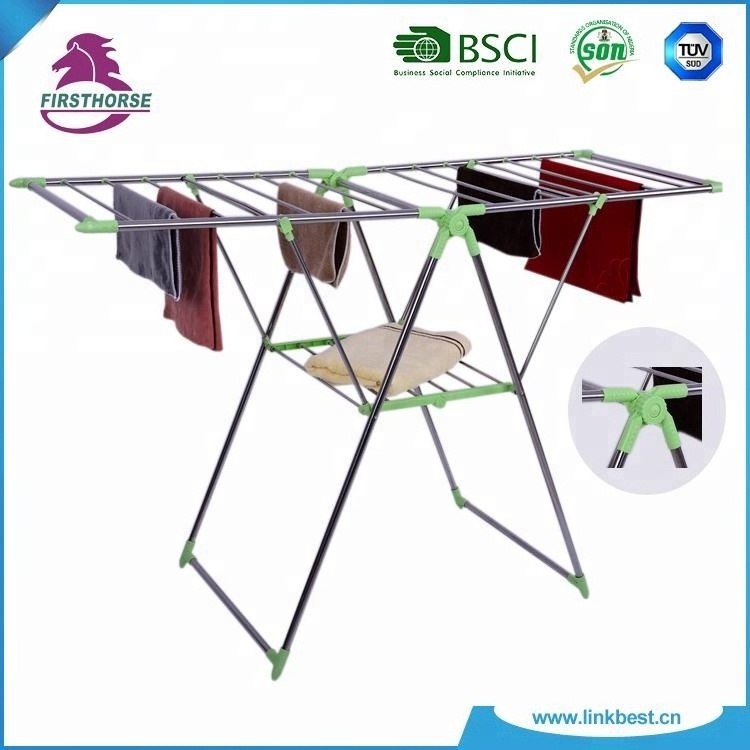 Jiangmen stainless steel folding clothes laundry drying racks