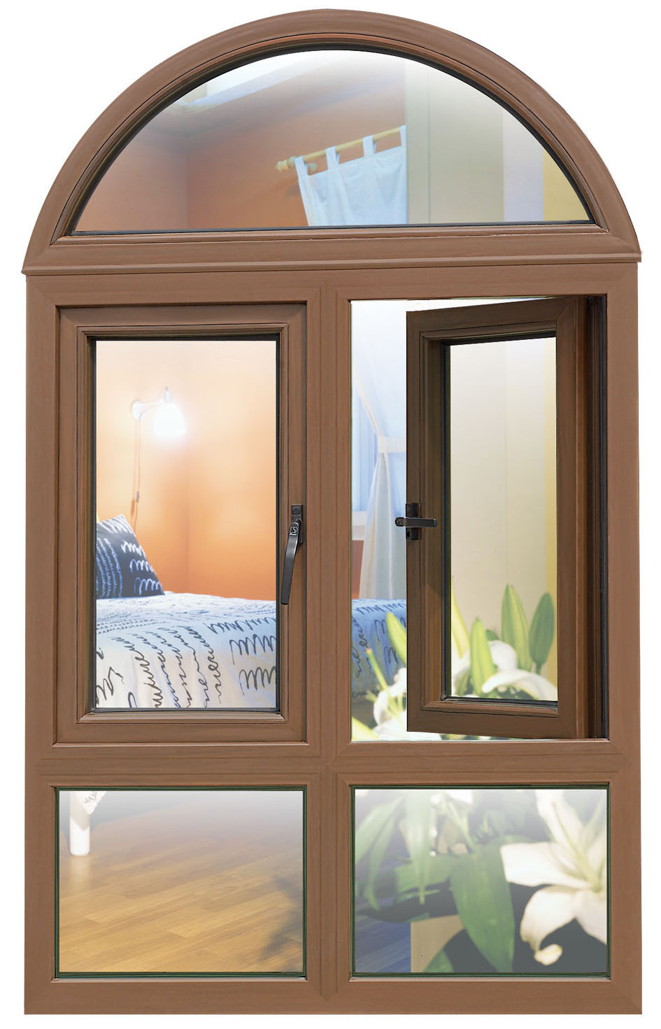 Bay Windows For Sale UPVC French Casement Window,double glazed upvc window