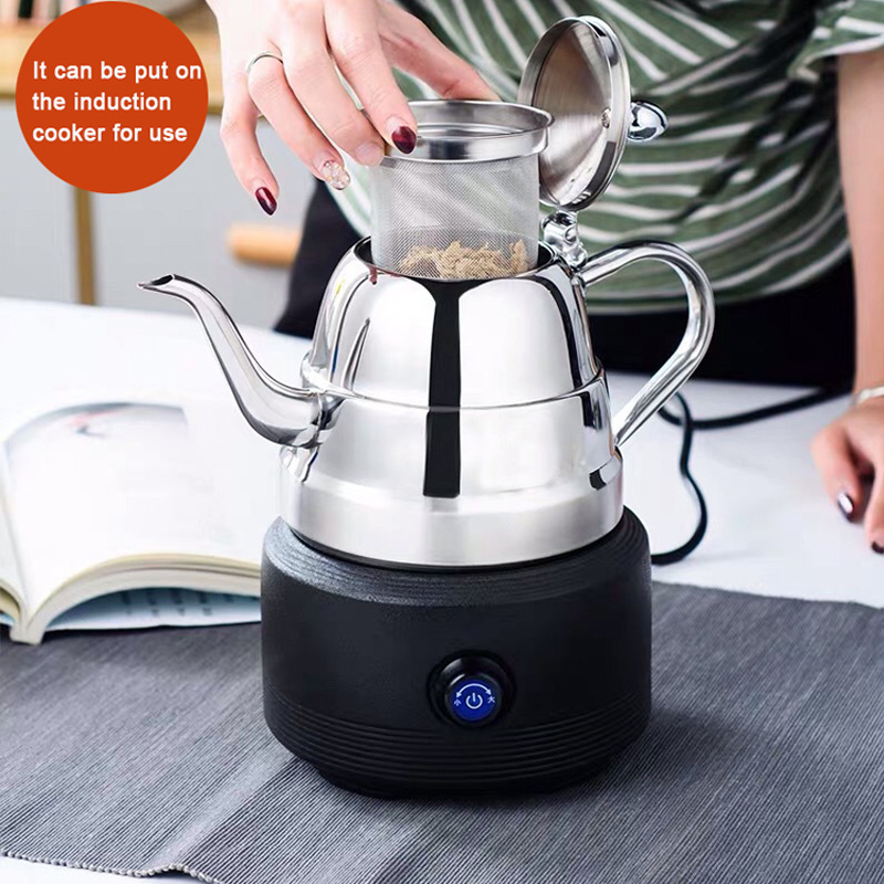 Stainless steel filter Water Kettle Tea Kettle with Travel Kettle Suitable for Gas Stove and Induction Cooker With filtering