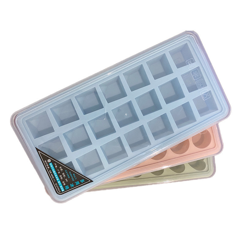 Cold Resistance Silicone Ice Block Moulds Custom Logo Silicone Ice Cube Tray Pink Ice Balls Maker