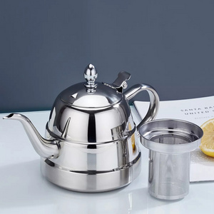 Stainless steel filter Water Kettle Tea Kettle with Travel Kettle Suitable for Gas Stove and Induction Cooker With filtering