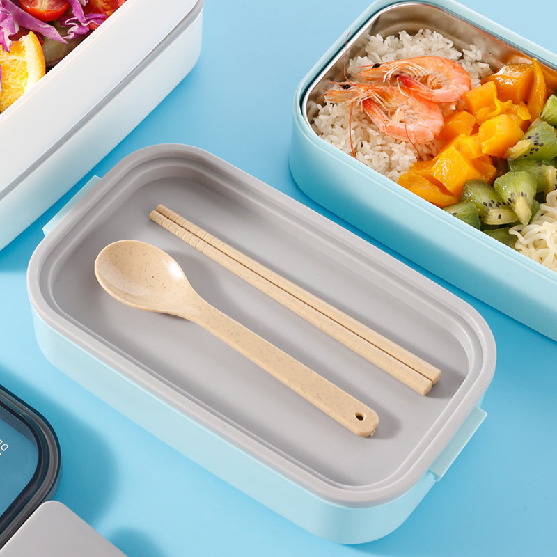 Wholesale Kids Insulated Leakproof Tiffin Carrier Metal Stainless Steel Lunch Box Food Storage Box Tiffin For Lunch