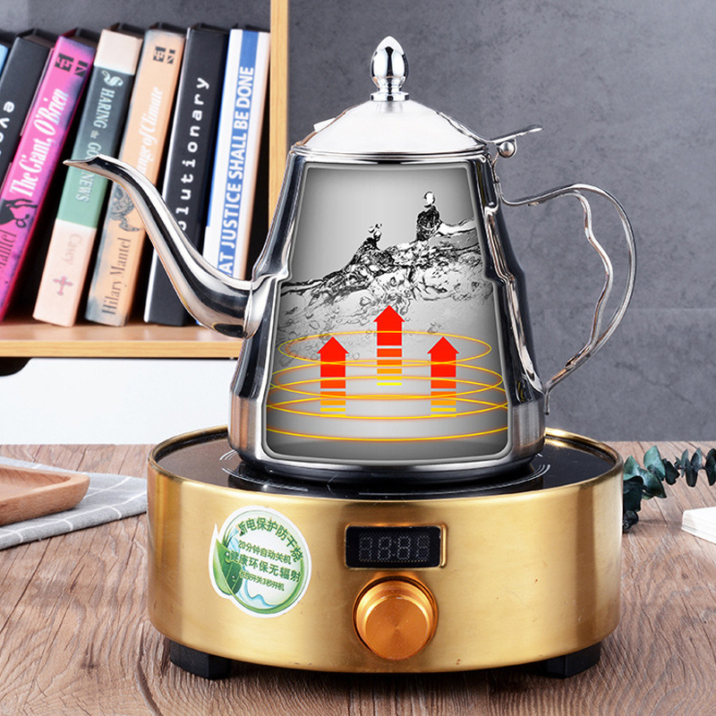 Deluxe portable kettle bottle Heating kitchen induction stove Coffee maker Boiling water kettle teapot