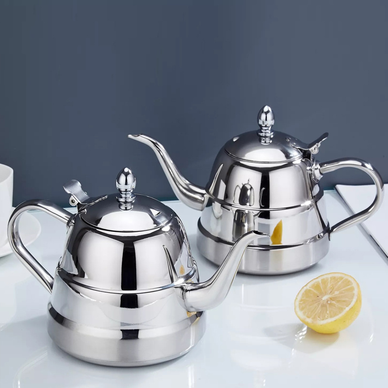 Stainless steel filter Water Kettle Tea Kettle with Travel Kettle Suitable for Gas Stove and Induction Cooker With filtering