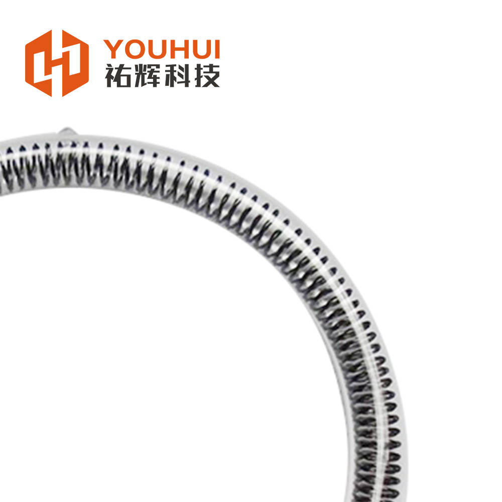 Temperature resistant infrared quartz single end fully woven spiral carbon fiber heating tube