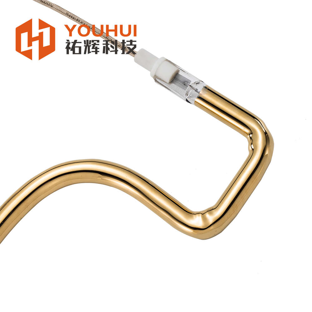 150-6000W 3D contoured quartz glass tube infrared heating element