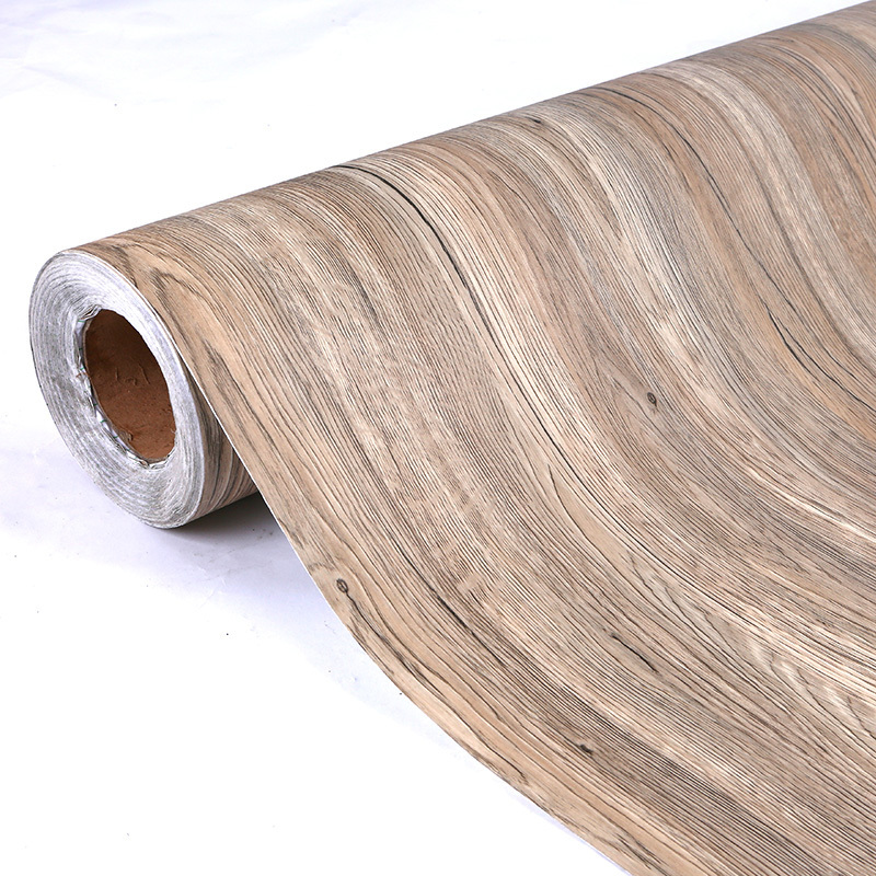 PVC Decor Films Self Adhesive Wood Grain Decorative Films For Furniture Wall Decor Wallpaper Factory Wholesale