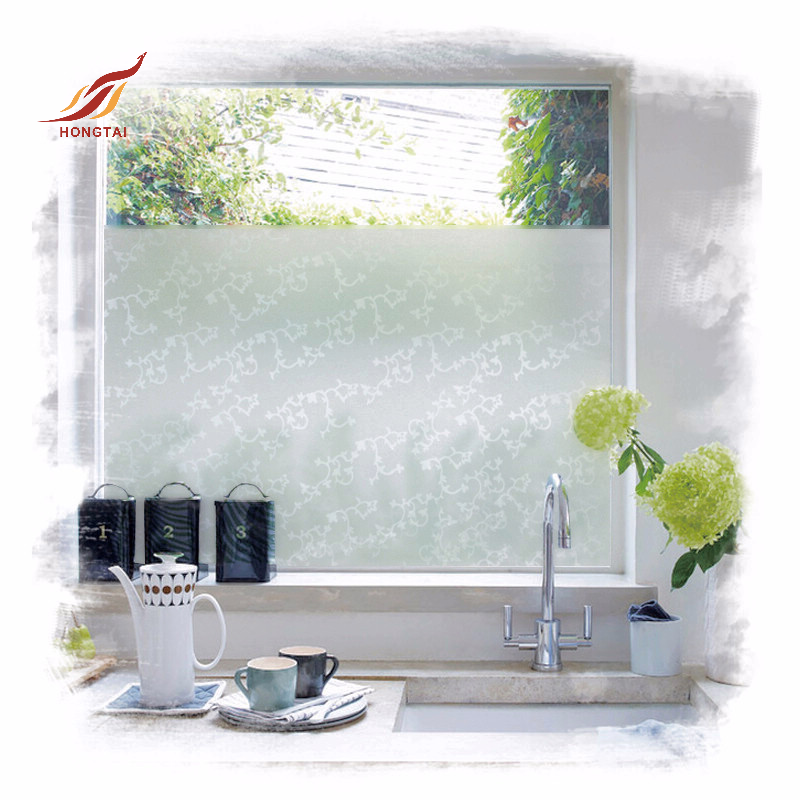 texture stained shower door stickers decoration sticker dichroic glass window sandblasting film